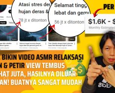 Cara Membuat Video Ai: Relaksasi Hujan dan Petir Pemandangan Rumah Gubuk di Tengah Hutan